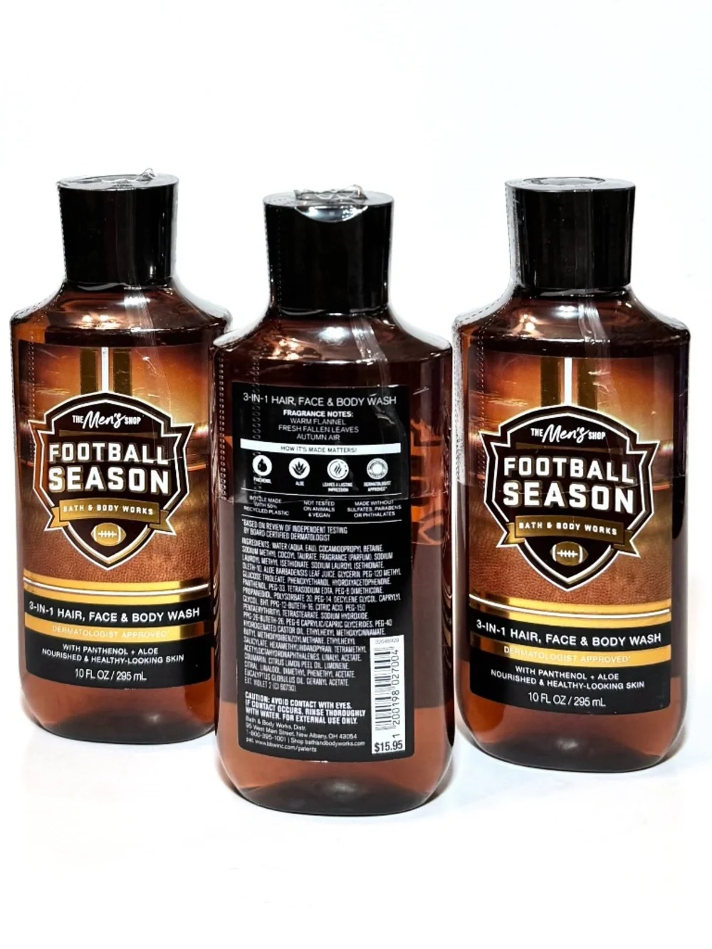 FOOTBALL SEASON 3-in-1 Hair, Face & Body Wash